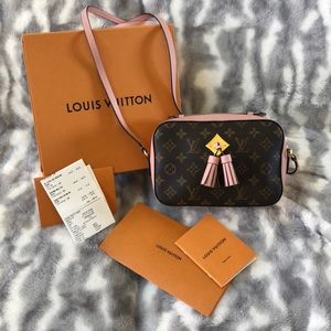 RARE Louis Vuitton monogram and pink crossbody